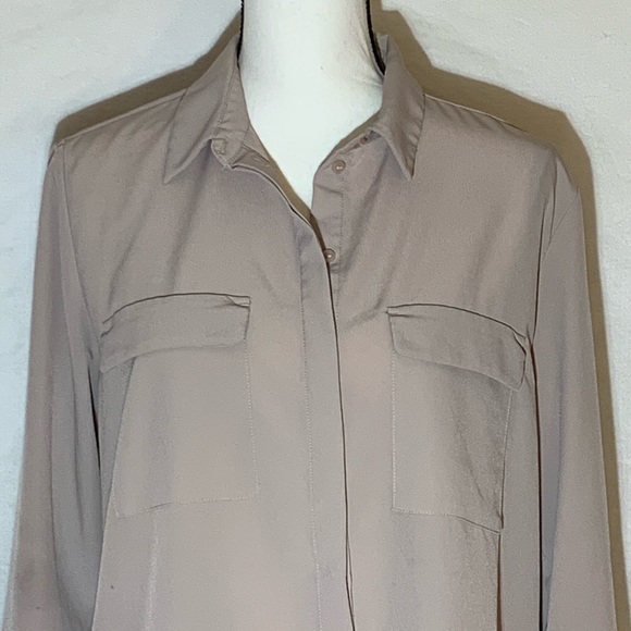 H&M Size 10 light mauve covered buttons - Picture 2 of 5